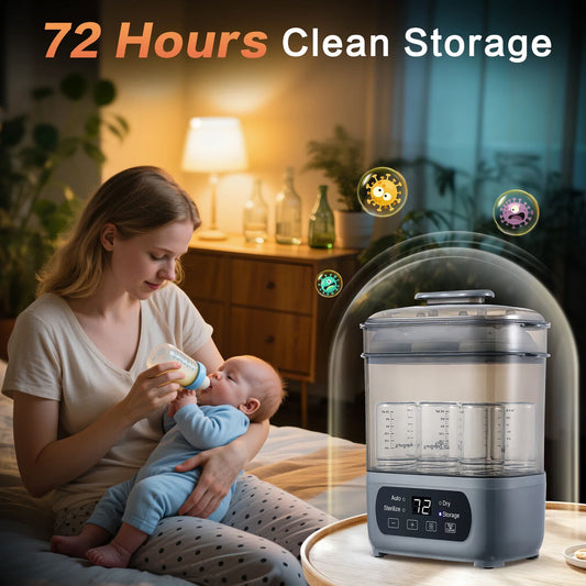 Noned 4 In 1 Bottle Sterilizer And Dryer 72H Storage